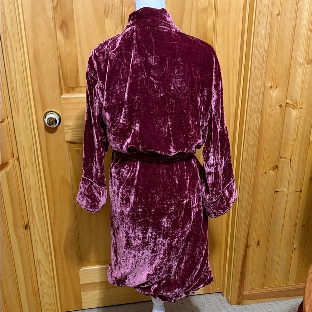 Pottery Barn Teen Harry Potter Gryffindor Plush Velvet Burgundy Robe, Size XXL.